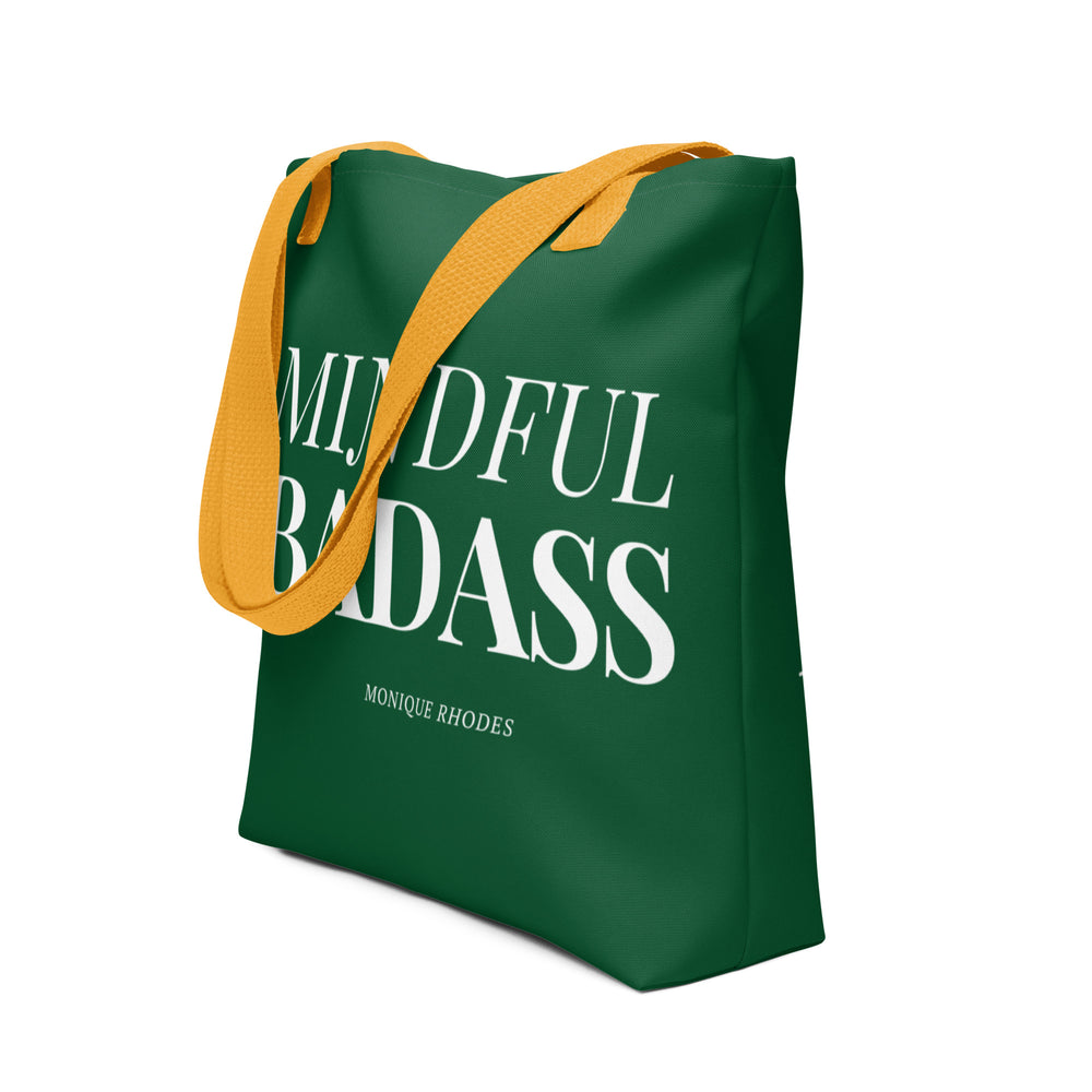 'Mindful Badass' Tote Bag- Green