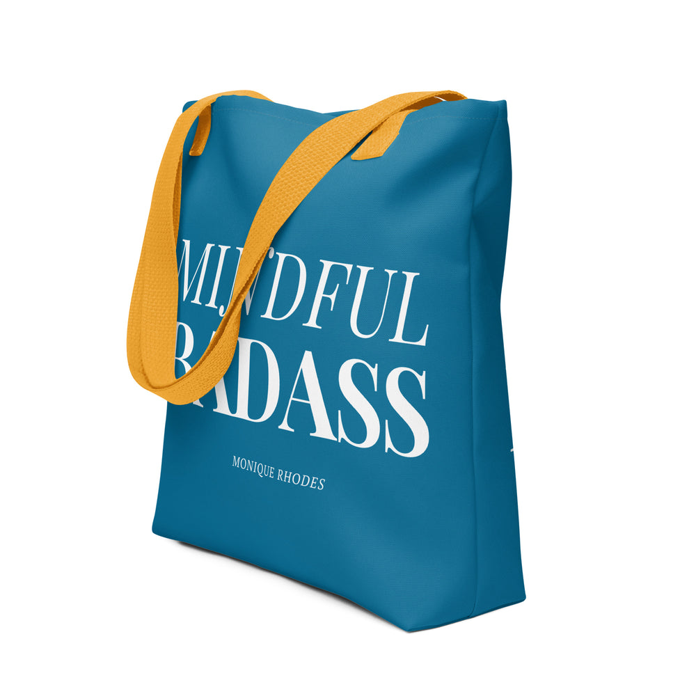 
                      
                        'Mindful Badass' Tote Bag- Blue
                      
                    