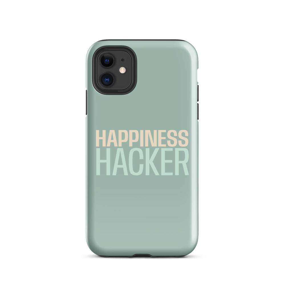 'Happiness Hacker' Tough Case for iPhone®-Opal