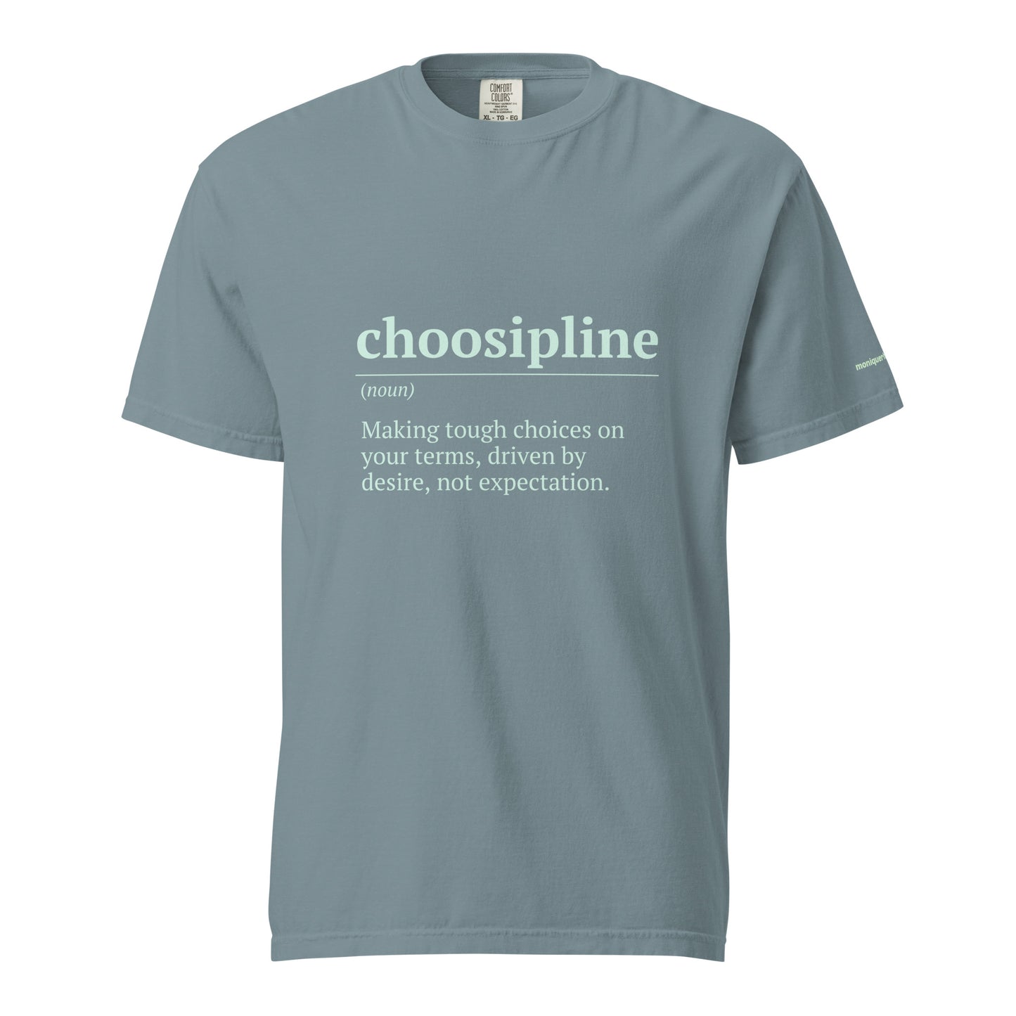 'Choosipline' T-Shirt - Ice Blue