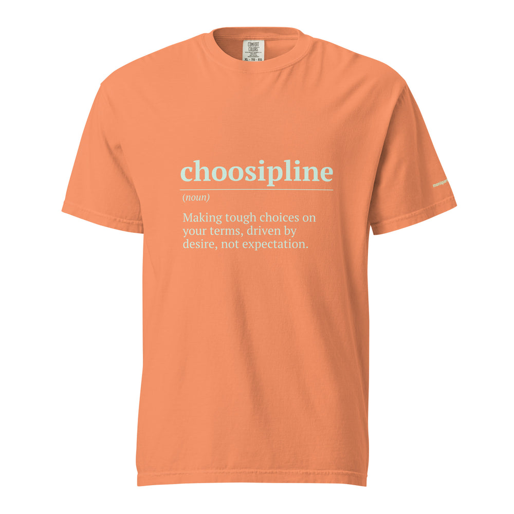 'Choosipline' T-Shirt - Terracotta