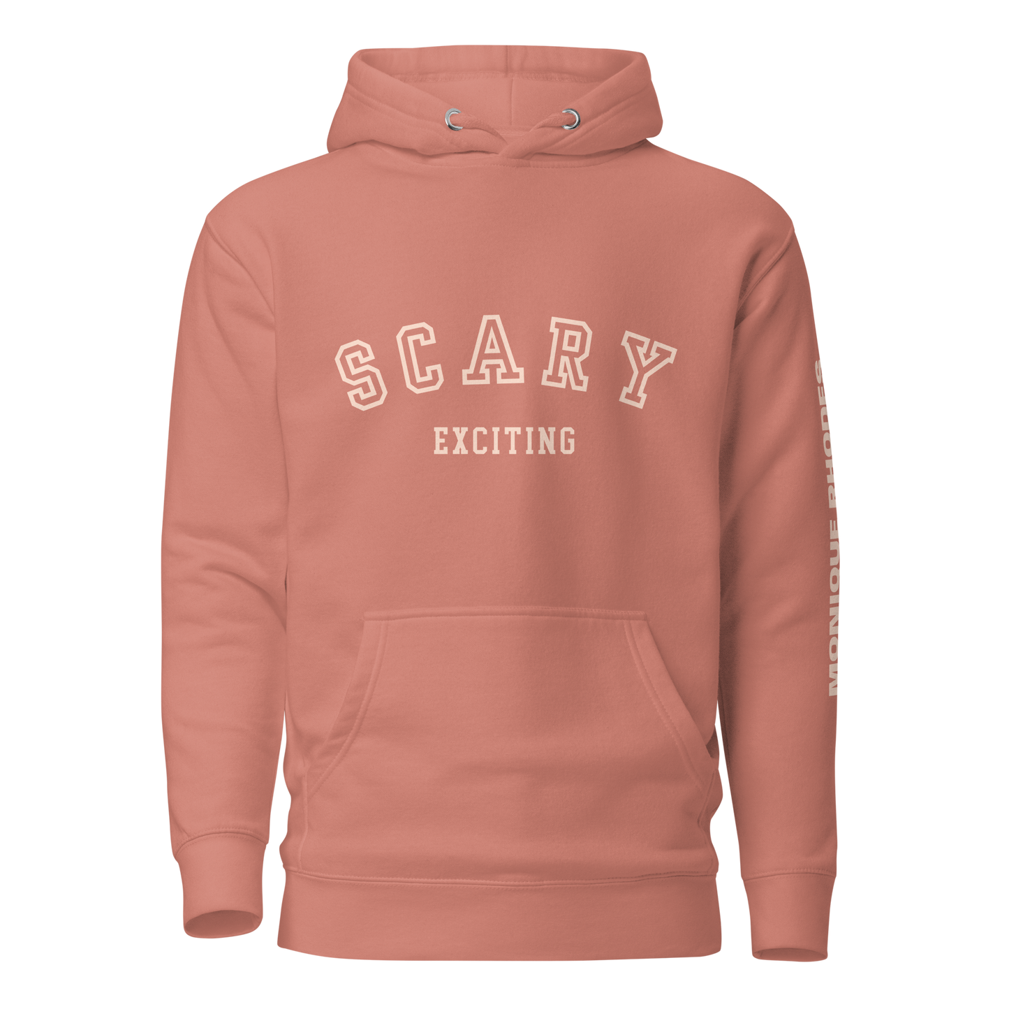 'Scary Exciting' Unisex Hoodie-Dusty Rose