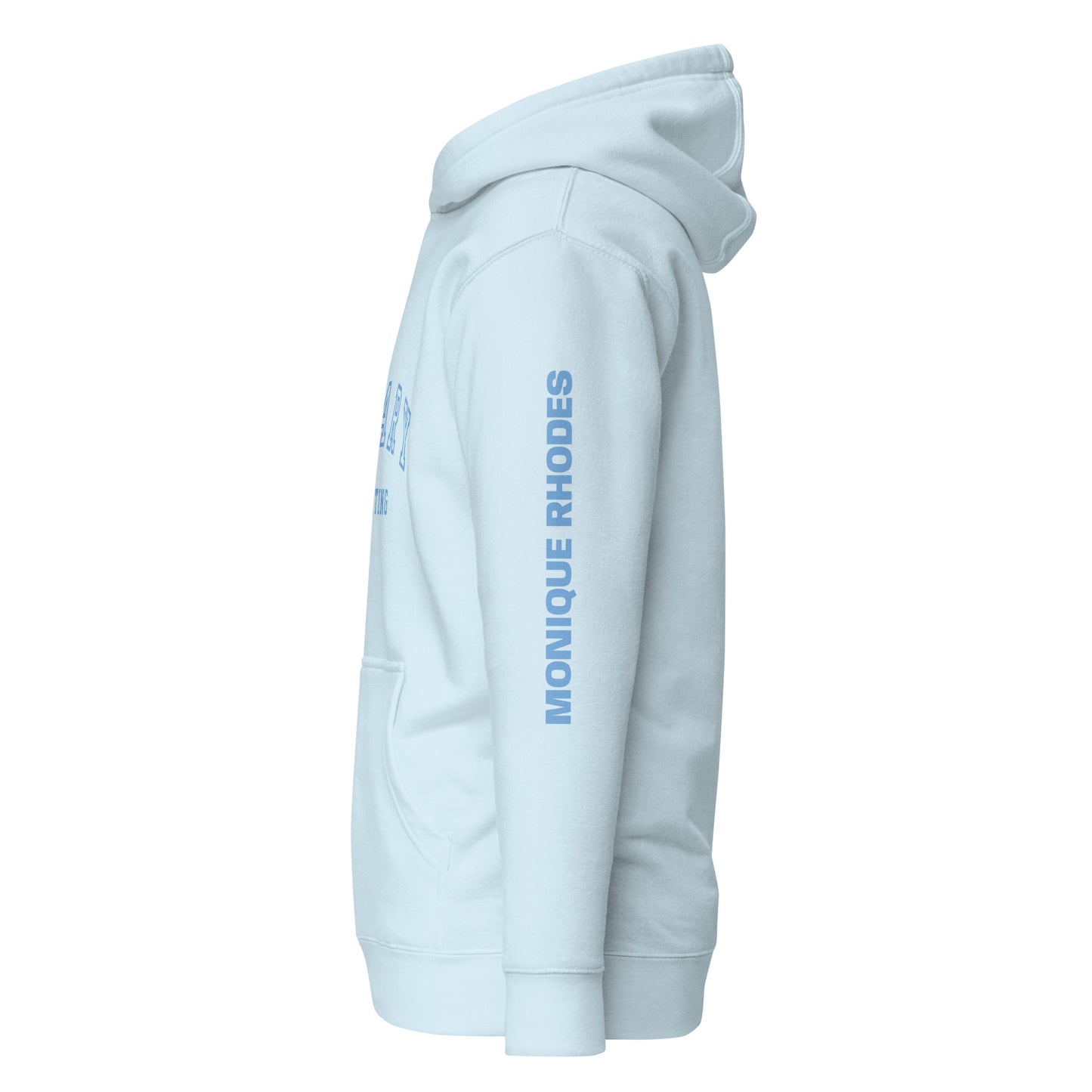 'Scary Exciting' Unisex Hoodie-Baby Blue